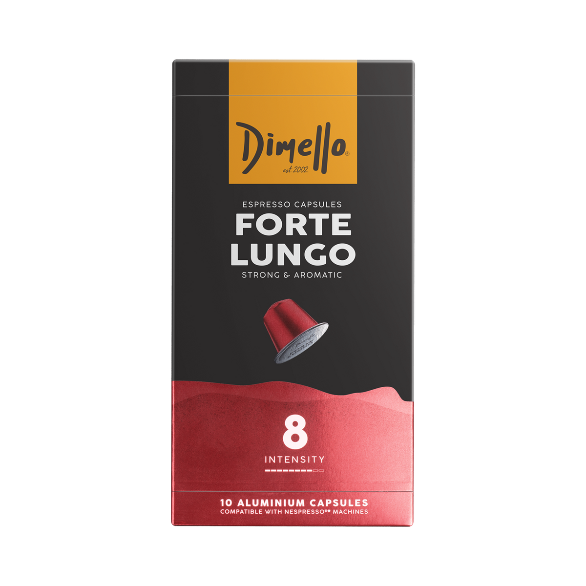 COMPATIBLE CAPSULES No. 8 - FORTE LUNGO
