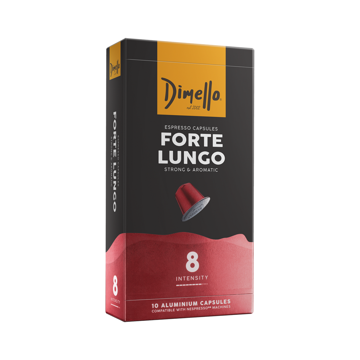 COMPATIBLE CAPSULES No. 8 - FORTE LUNGO